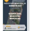 Apostila Guarda Civil Municipal Masculino Prefeitura de Sengés PR 2023