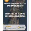 Apostila Inspetor De Alunos De Escola Municipal Prefeitura de São Manuel SP 2023