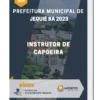 Apostila Instrutor de Capoeira Prefeitura de Jequié BA 2023