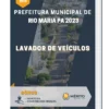 Apostila Lavador De Veículos Prefeitura de Rio Maria PA 2023