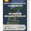 Apostila Mecânico de Máquinas e Veículos Prefeitura de Caxambu MG 2023