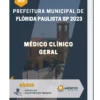Apostila Médico Clínico Geral Prefeitura de Flórida Paulista SP 2023