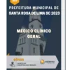 Apostila Médico Clínico Geral Prefeitura de Santa Rosa de Lima SC 2023