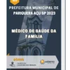 Apostila Médico De Saúde Da Família Prefeitura de Pariquera Açu SP 2023