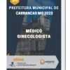 Apostila Médico Ginecologista Prefeitura de Carrancas MG 2023