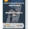 Apostila Médico de Família PSF Prefeitura de Arapeí SP 2023