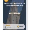 Apostila Merendeira Prefeitura de Elias Fausto SP 2023