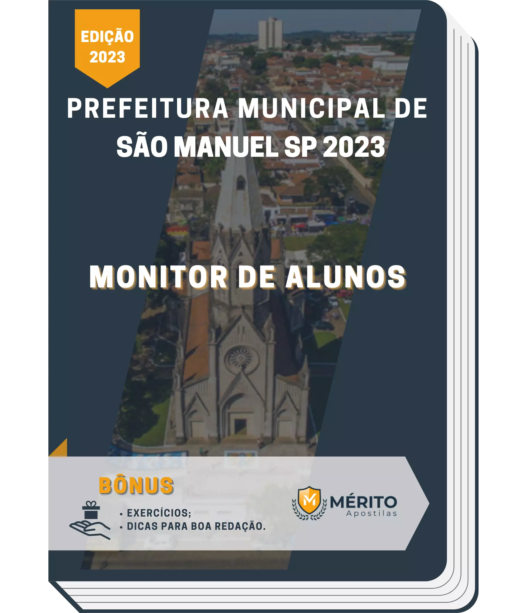 Apostila Monitor De Alunos Prefeitura de São Manuel SP 2023