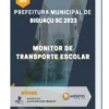 Apostila Monitor de Transporte Escolar Prefeitura de Biguaçu SC 2023