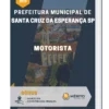 Apostila Motorista Prefeitura de Santa Cruz da Esperança SP 2023