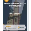 Apostila Motorista Prefeitura de Quatis RJ 2023
