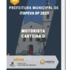 Apostila Motorista Carteira D Prefeitura de Itapeva SP 2023