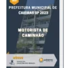 Apostila Motorista De Caminhão Prefeitura de Caieiras SP 2023