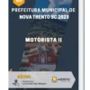 Apostila Motorista II Prefeitura de Nova Trento SC 2023