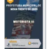 Apostila Motorista III Prefeitura de Nova Trento SC 2023