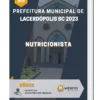 Apostila Nutricionista Prefeitura de Lacerdópolis SC 2023