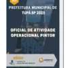Apostila Oficial de Atividade Operacional Pintor Prefeitura de Tupã SP 2023