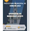 Apostila Operador de Máquinas Leves Prefeitura de Ermo SC 2023