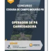 Apostila Operador de Pá Carregadeira Concurso Codusa de Campo Mourão PR