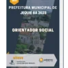 Apostila Orientador Social Prefeitura de Jequié BA 2023