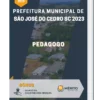 Apostila Pedagogo Prefeitura de São José do Cedro SC 2023