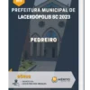 Apostila Pedreiro Prefeitura de Lacerdópolis SC 2023