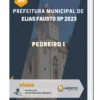 Apostila Pedreiro I Prefeitura de Elias Fausto SP 2023