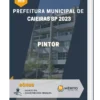 Apostila Pintor Prefeitura de Caieiras SP 2023