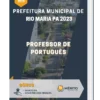 Apostila Professor De Português Prefeitura de Rio Maria PA 2023