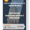 Apostila Professor Educação Básica II Português Prefeitura de Adolfo SP 2023