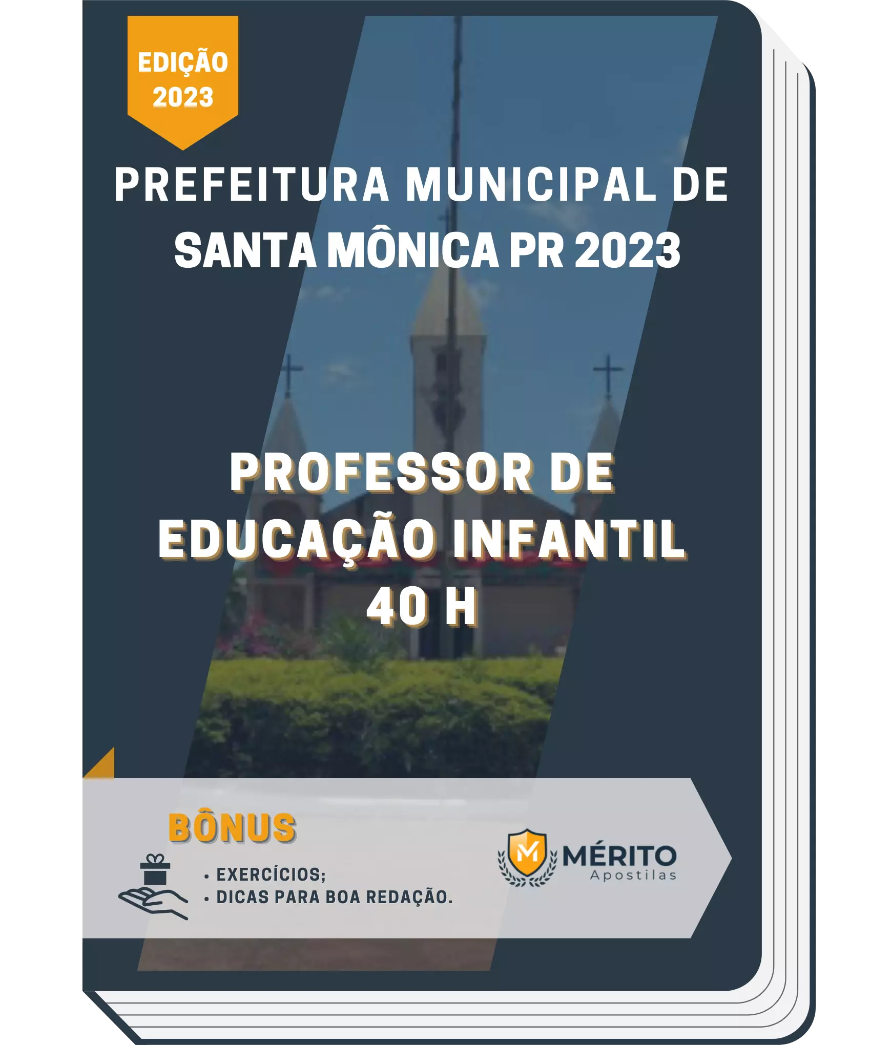 Apostila Professor de Educação Infantil 40 h Prefeitura de Santa Mônica PR 2023