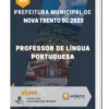 Apostila Professor de Língua Portuguesa Prefeitura de Nova Trento SC 2023