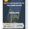 Apostila Psicólogo Prefeitura de Poço Verde SE 2023