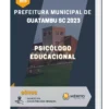Apostila Psicólogo Educacional Prefeitura de Guatambu SC 2023