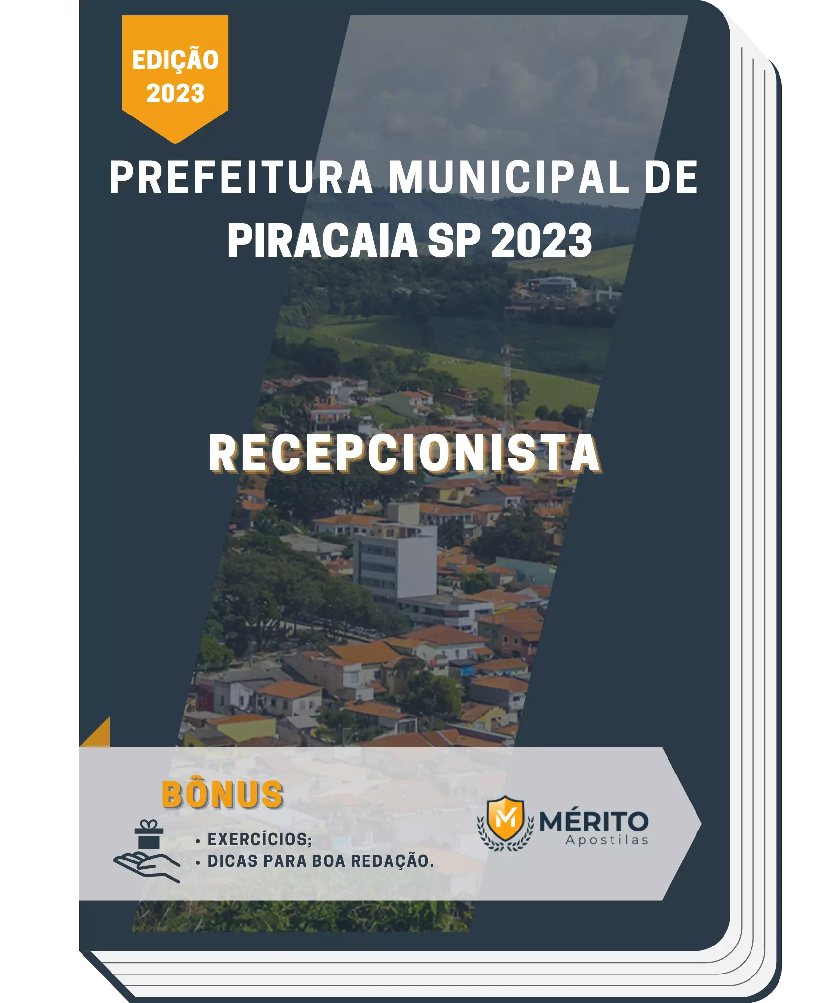 Apostila Recepcionista Prefeitura de Piracaia SP 2023