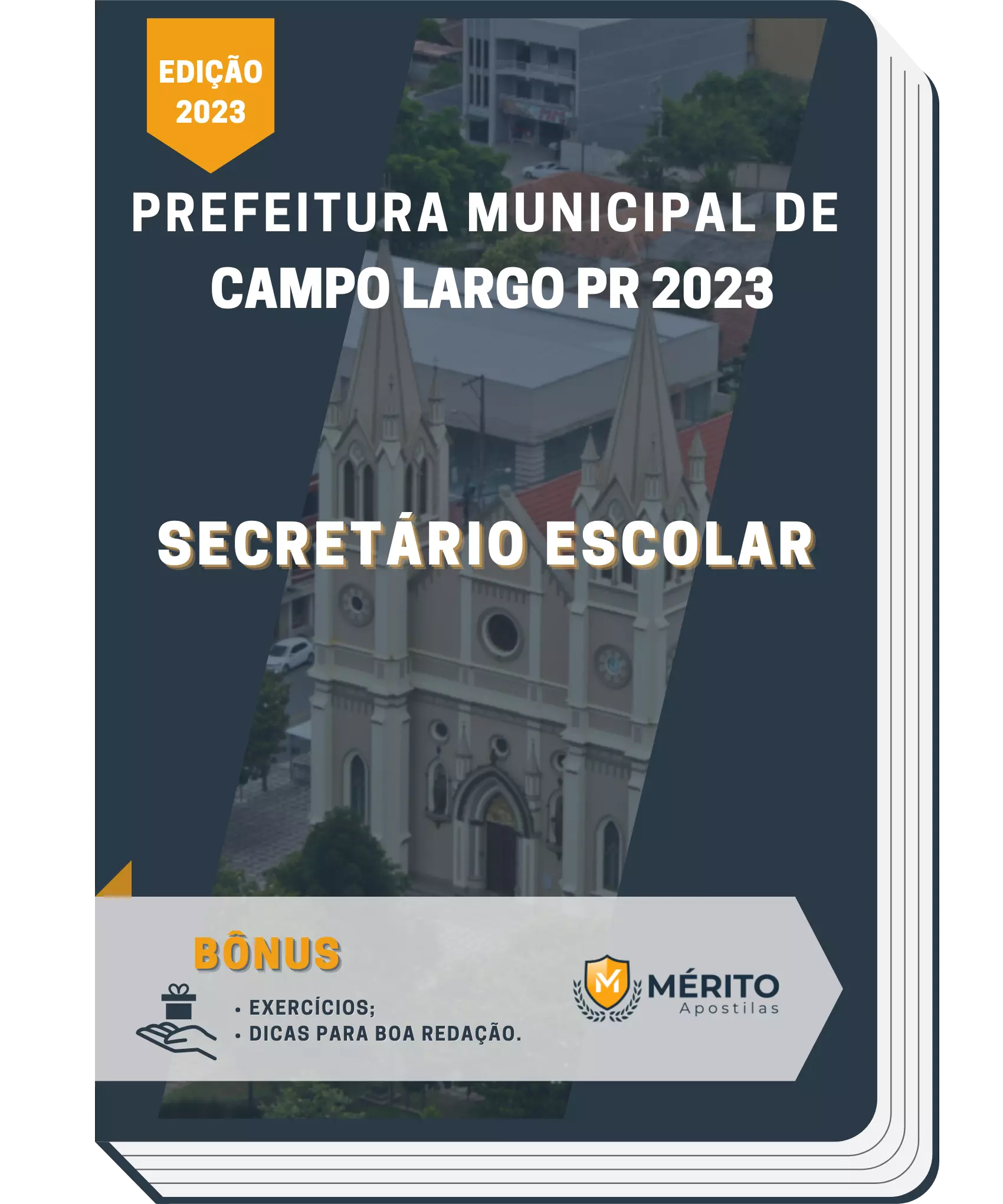 Apostila Secretário Escolar Prefeitura de Campo Largo PR 2023