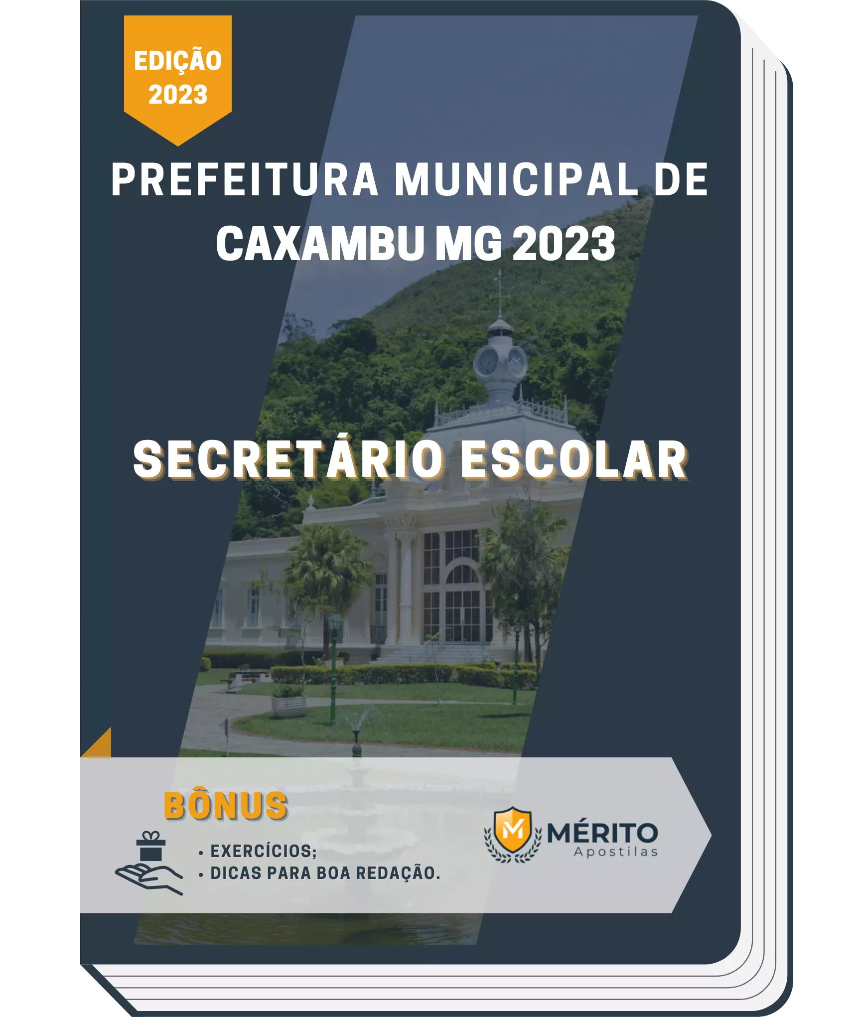 Apostila Secretário Escolar Prefeitura de Caxambu MG 2023