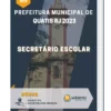 Apostila Secretário Escolar Prefeitura de Quatis RJ 2023