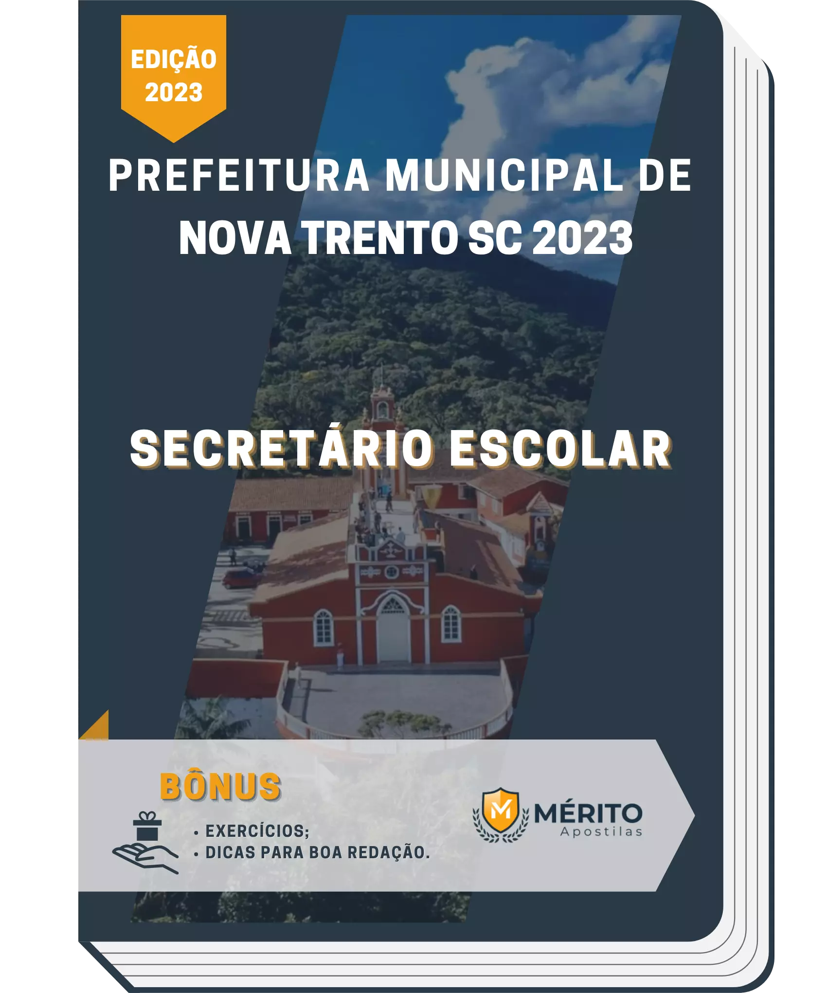 Apostila Secretário Escolar Prefeitura de Nova Trento SC 2023