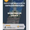 Apostila Secretário de Escola Prefeitura de Castelo do Piauí PI 2023