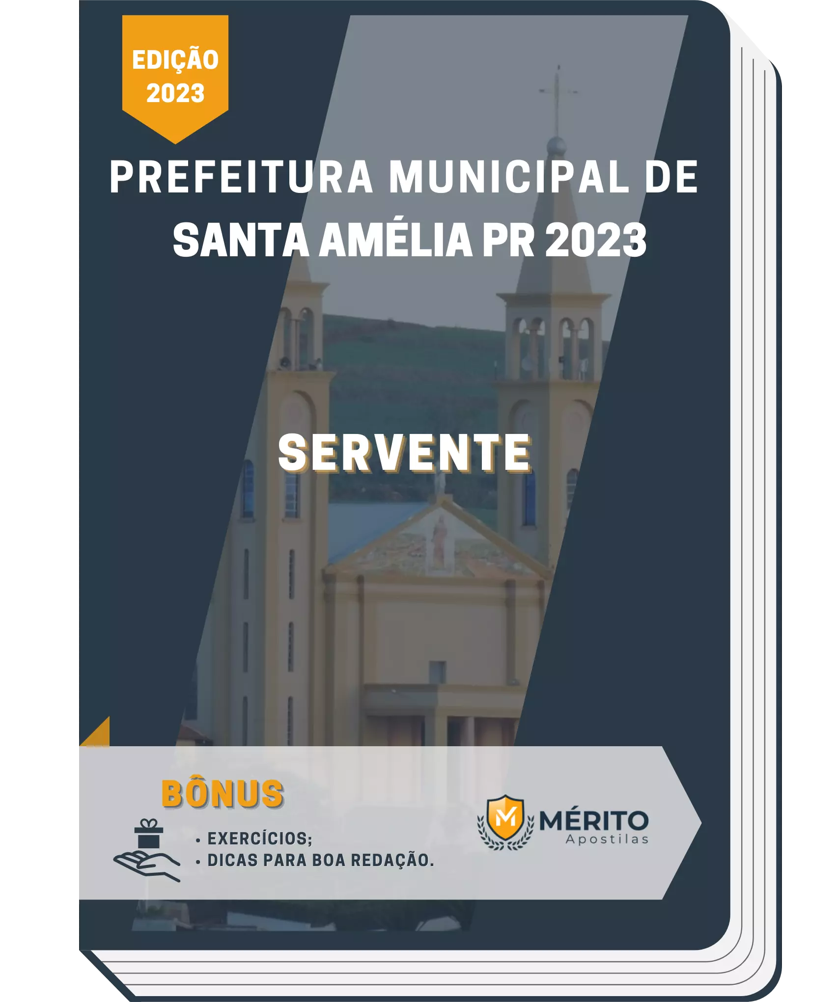 Apostila Servente Prefeitura de Santa Amélia PR 2023