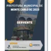 Apostila Servente Prefeitura de Monte Carlo SC 2023