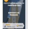 Apostila Servente De Pedreiro Prefeitura de Parapuã SP 2023