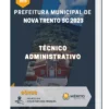 Apostila Técnico Administrativo Prefeitura de Nova Trento SC 2023