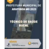 Apostila Técnico De Saúde Bucal Prefeitura de Araponga MG 2023