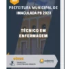 Apostila Técnico Em Enfermagem Prefeitura de Imaculada PB 2023