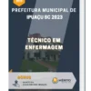 Apostila Técnico Em Enfermagem Prefeitura de Ipuaçu SC 2023