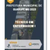 Apostila Técnico Em Enfermagem I Prefeitura de Guaxupé MG 2023