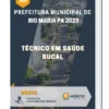 Apostila Técnico Em Saúde Bucal Prefeitura de Rio Maria PA 2023