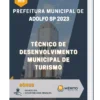 Apostila Técnico de Desenvolvimento Municipal de Turismo Prefeitura de Adolfo SP 2023